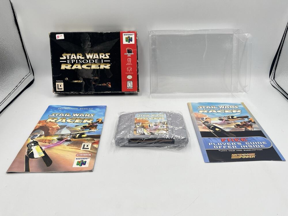 Nintendo 64 - Star Wars Episode 1: Racer w/ Insert & Protector - Complete/CIB